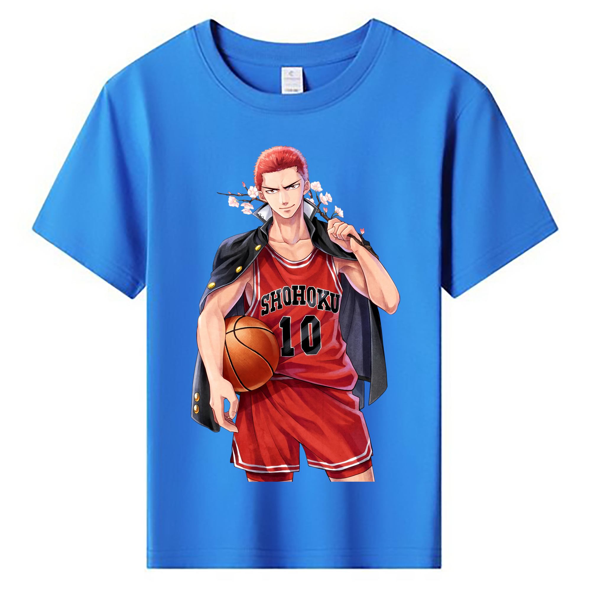 （画像用） SLAM DUNK／スラムダンク 綿100％キッズTシャツ（フロントプリント）